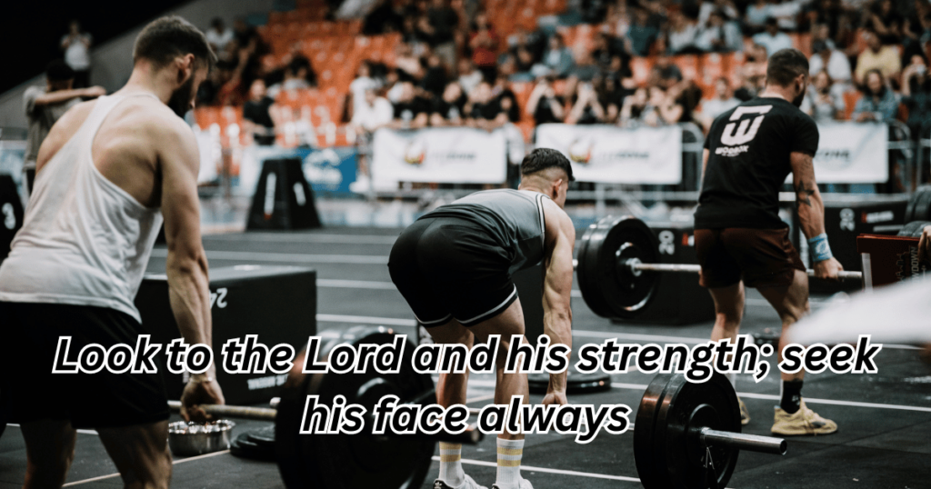 Bible verse to fight with strength