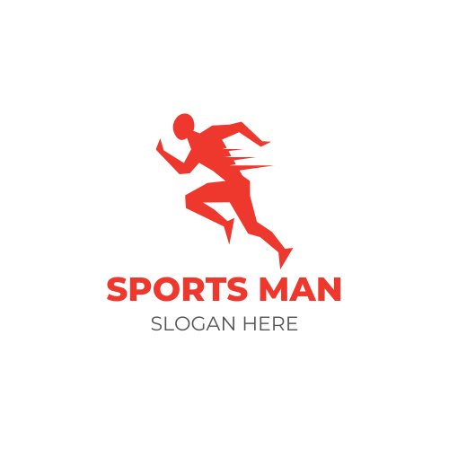 Athletes sportsman logo